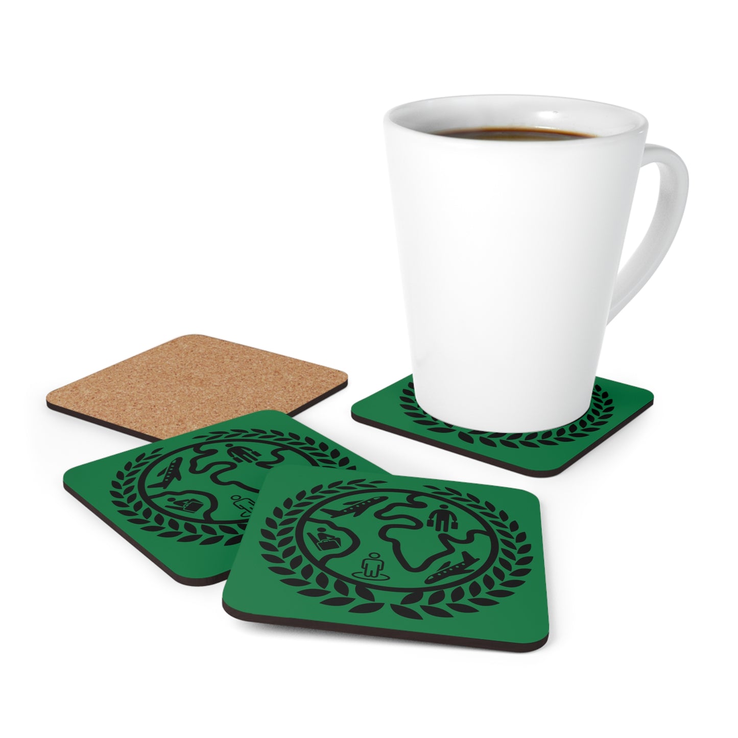 Corkwood Coaster Set